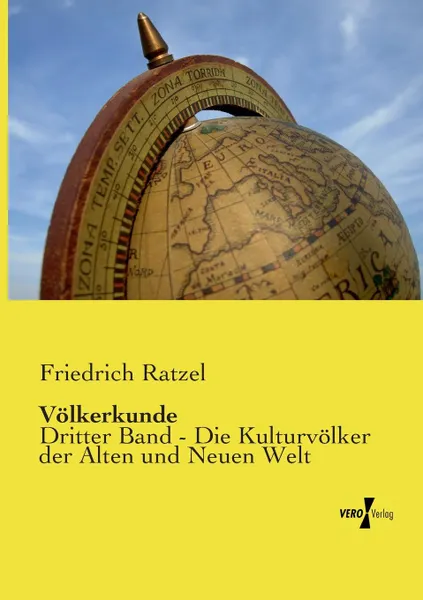 Обложка книги Volkerkunde, Friedrich Ratzel