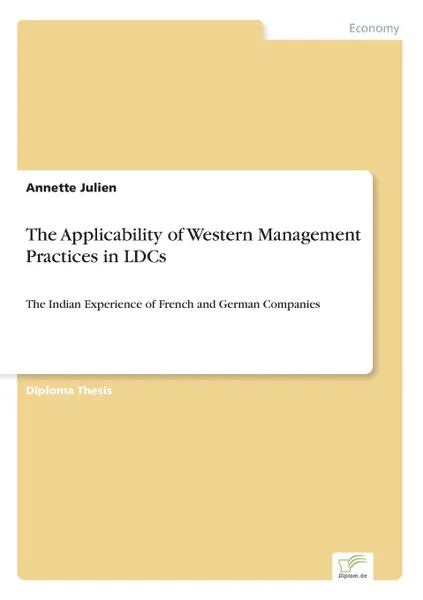 Обложка книги The Applicability of Western Management Practices in LDCs, Annette Julien