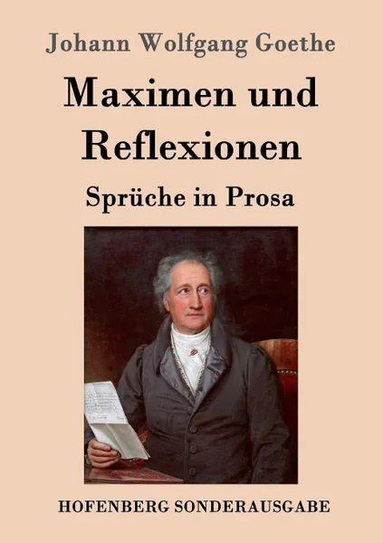 Обложка книги Maximen und Reflexionen, Johann Wolfgang Goethe