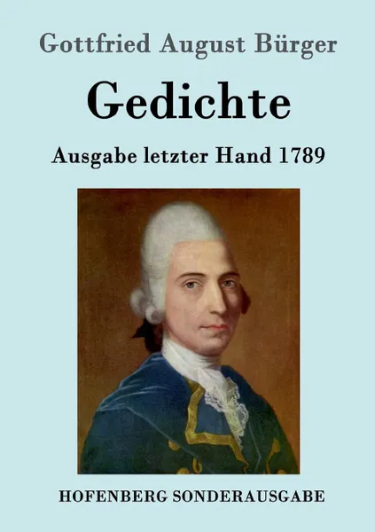 Обложка книги Gedichte, Gottfried August Bürger