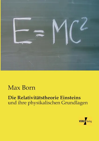 Обложка книги Die Relativitatstheorie Einsteins, Max Born