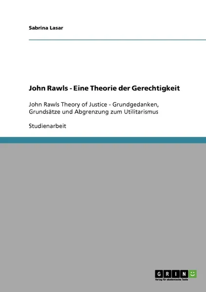 Обложка книги John Rawls 