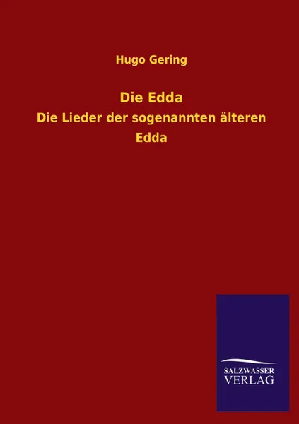 Обложка книги Die Edda, Hugo Gering