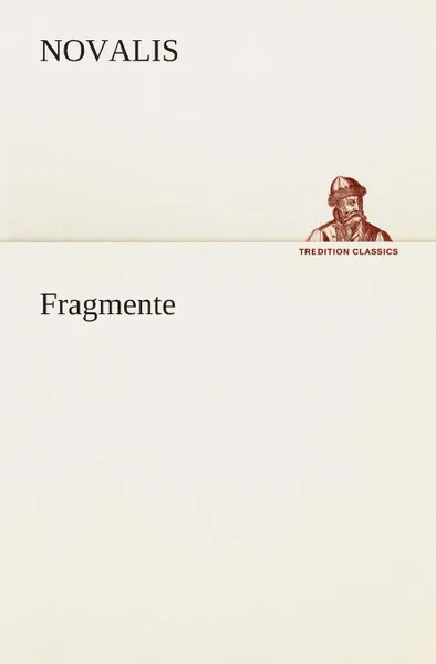 Обложка книги Fragmente, Novalis