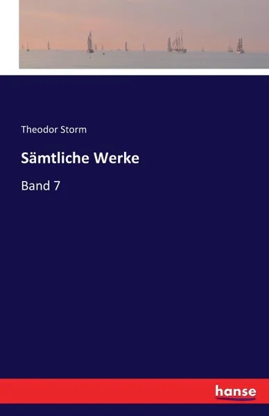 Обложка книги Samtliche Werke, Theodor Storm