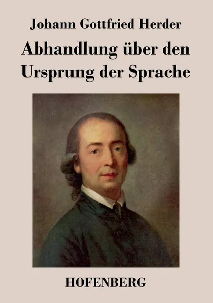 Обложка книги Abhandlung uber den Ursprung der Sprache, Johann Gottfried Herder