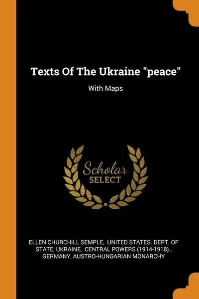 Обложка книги Texts Of The Ukraine 