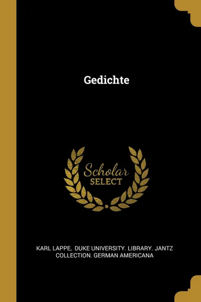 Обложка книги Gedichte, Karl Lappe