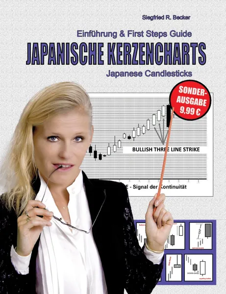 Обложка книги Japanische Kerzencharts - Japanese Candlesticks, Siegfried R. Becker