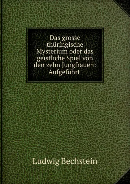 Обложка книги Das grosse thuringische Mysterium oder das geistliche Spiel von den zehn Jungfrauen, Ludwig Bechstein