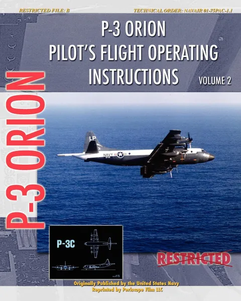 Обложка книги P-3 Orion Pilot.s flight Operating Instructions Vol. 2, United States Navy