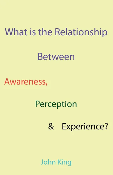 Обложка книги What is the Relationship Between Awareness, Perception . Experience., John King