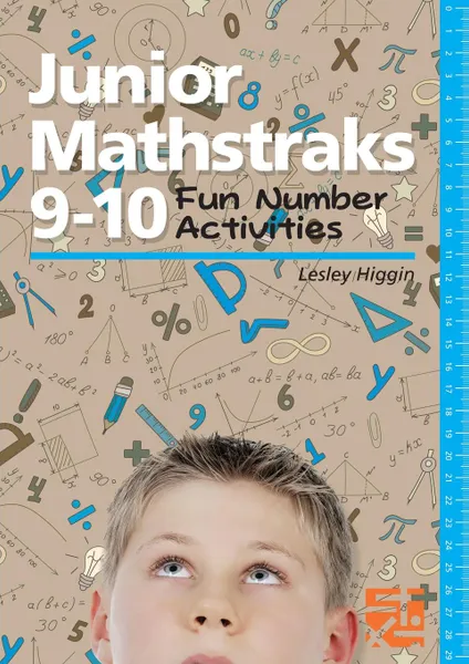 Обложка книги Junior Mathstraks 9-10. Fun Number Activities, Lesley Higgin