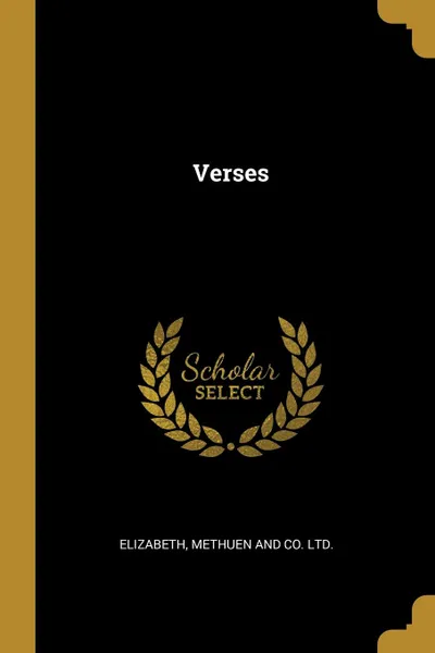 Обложка книги Verses, Elizabeth