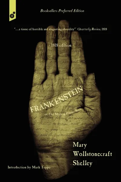 Обложка книги Frankenstein. or, The Modern Prometheus. 1818 edition., Mary Shelley