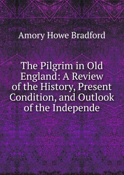 Обложка книги The Pilgrim in Old England: A Review of the History, Present Condition, and Outlook of the Independe, Amory Howe Bradford