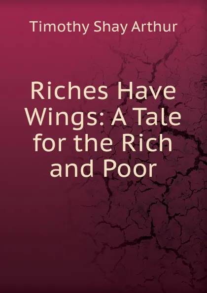 Обложка книги Riches Have Wings: A Tale for the Rich and Poor, Timothy Shay Arthur