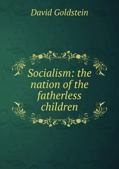 Обложка книги Socialism: the nation of the fatherless children, David Goldstein