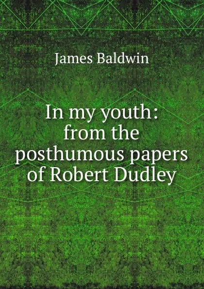 Обложка книги In my youth: from the posthumous papers of Robert Dudley, James Baldwin