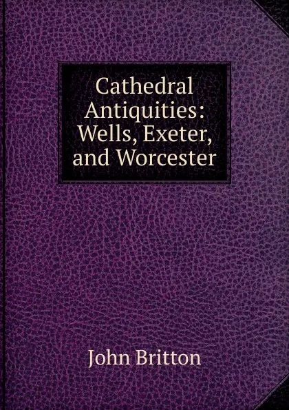 Обложка книги Cathedral Antiquities: Wells, Exeter, and Worcester, John Britton