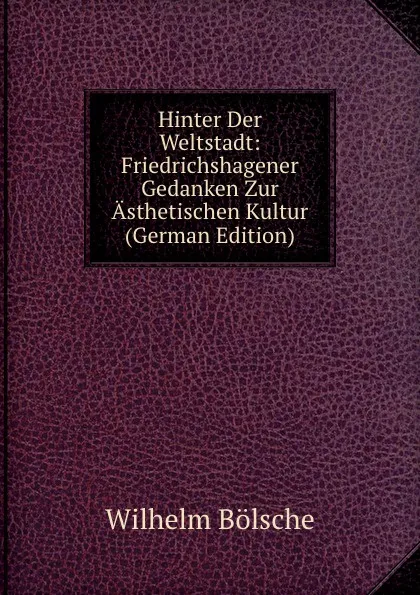 Обложка книги Hinter Der Weltstadt: Friedrichshagener Gedanken Zur Asthetischen Kultur (German Edition), Wilhelm Bolsche