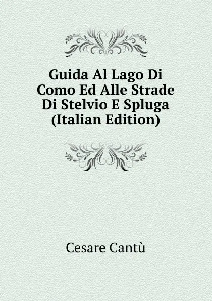 Обложка книги Guida Al Lago Di Como Ed Alle Strade Di Stelvio E Spluga (Italian Edition), Cesare Cantù