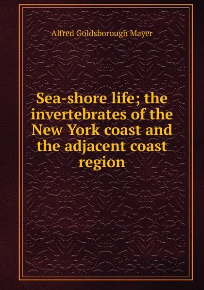 Обложка книги Sea-shore life; the invertebrates of the New York coast and the adjacent coast region, Alfred Goldsborough Mayer