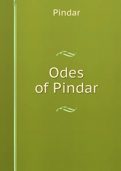 Обложка книги Odes of Pindar, Pindar