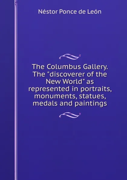 Обложка книги The Columbus Gallery. The 