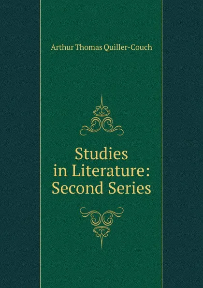 Обложка книги Studies in Literature: Second Series, Arthur Thomas Quiller-Couch
