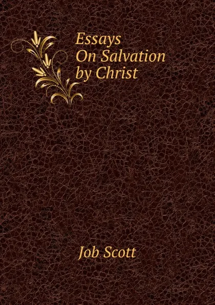 Обложка книги Essays On Salvation by Christ, Job Scott