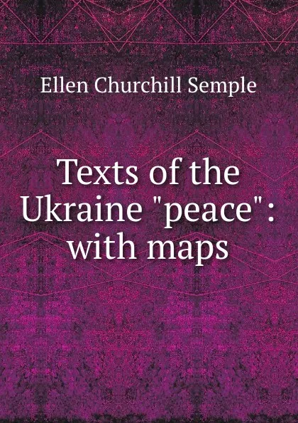 Обложка книги Texts of the Ukraine 