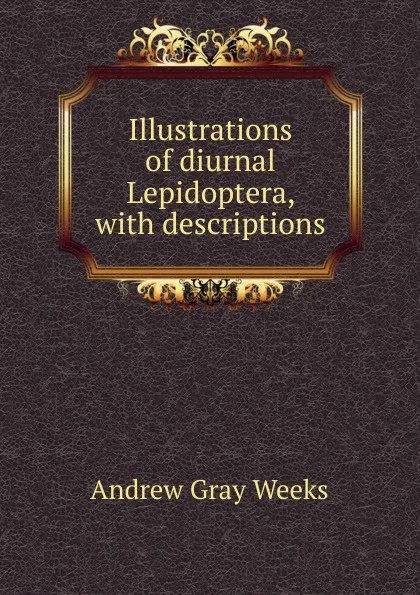 Обложка книги Illustrations of diurnal Lepidoptera, with descriptions, Andrew Gray Weeks