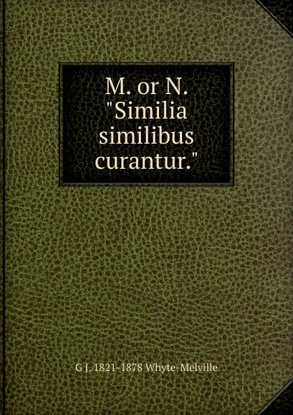 Обложка книги M. or N. 