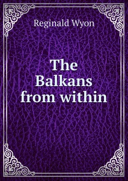 Обложка книги The Balkans from within, Reginald Wyon