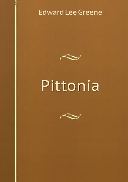 Обложка книги Pittonia, Edward Lee Greene