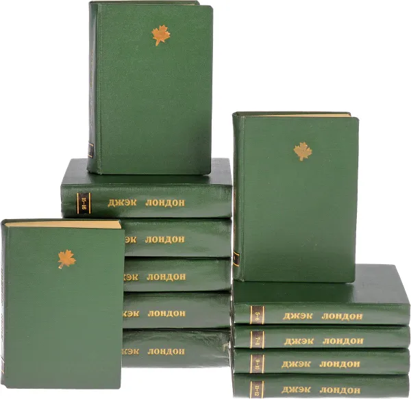 Обложка книги Джек Лондон. Полное собрание сочинений в 24 томах (комплект из 12 книг), Лондон Джек