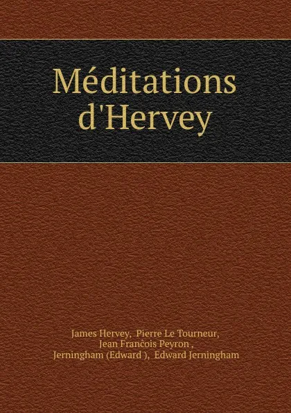 Обложка книги Meditations d.Hervey, James Hervey