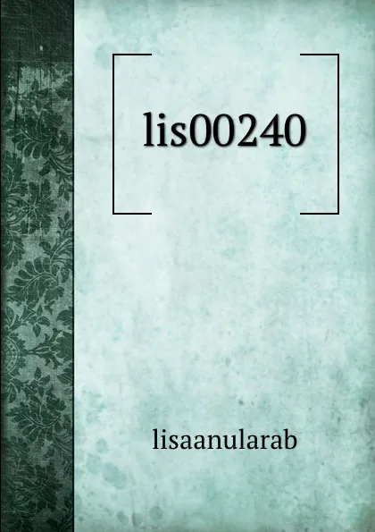 Обложка книги lis00240, lisaanularab