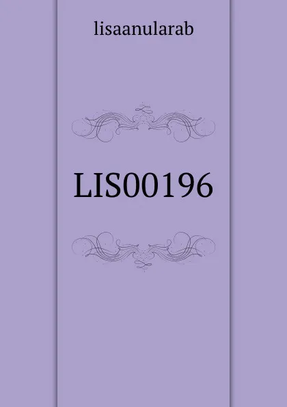 Обложка книги LIS00196, lisaanularab