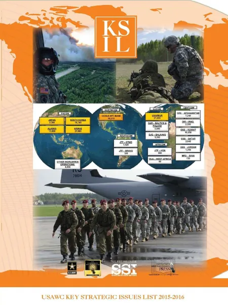 Обложка книги Key Strategic Issues List. Academic Year 2015-2016, Strategic Studies Institute, U.S. Army War College