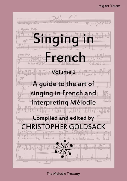 Обложка книги Singing in French, volume 2 - higher voices, Christopher Goldsack