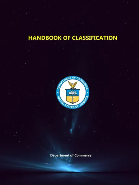 Обложка книги Handbook of Classification, United States Patent a Trademark Office, Department of Commerce