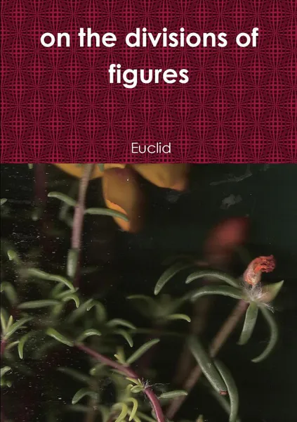 Обложка книги on the divisions of figures, Euclid