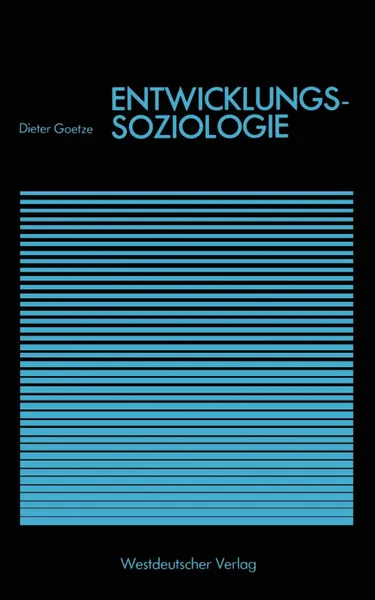 Обложка книги Entwicklungssoziologie, Dieter Goetze