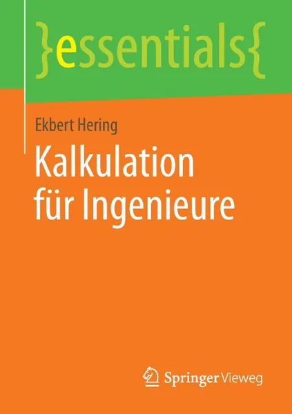 Обложка книги Kalkulation fur Ingenieure, Ekbert Hering