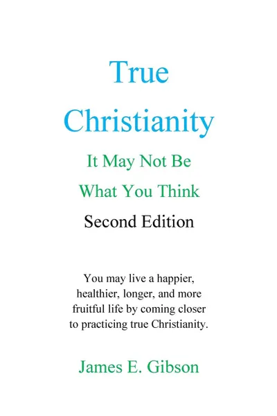 Обложка книги True Christianity. It May Not Be What You Think, James E Gibson