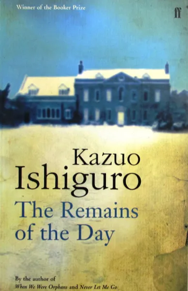 Обложка книги The Remains of the Day, Кадзуо Исигуро
