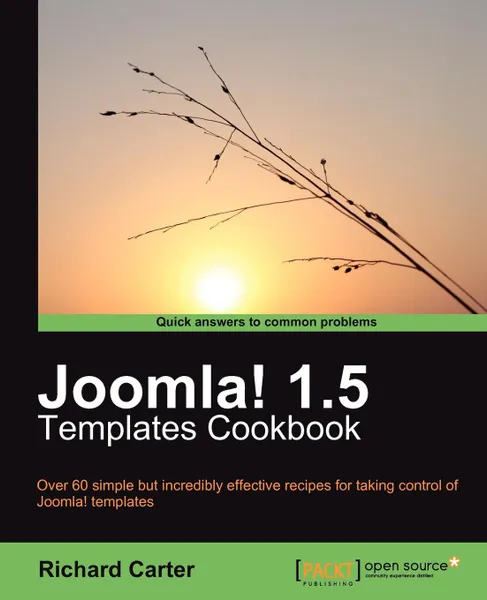 Обложка книги Joomla! 1.5 Templates Cookbook, Richard Carter