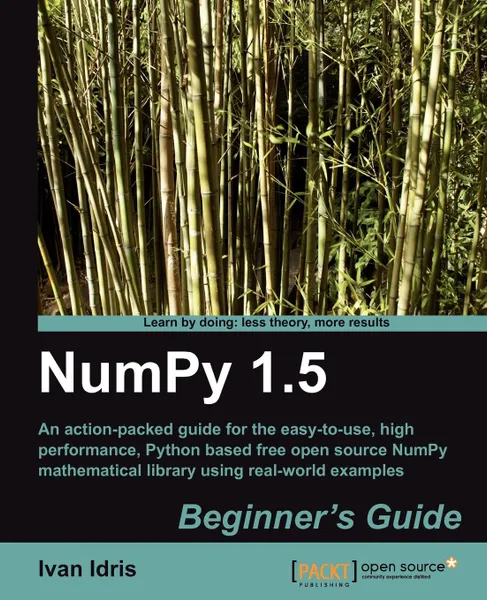 Обложка книги Numpy 1.5 Beginner's Guide, Ivan Idris